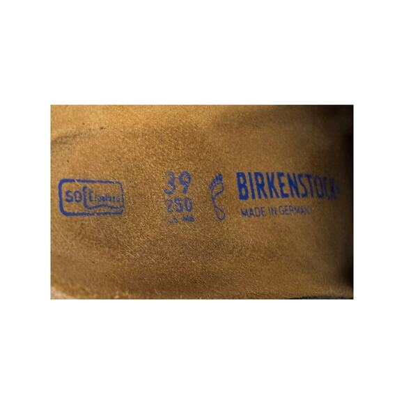 Birkenstock Black Suede Boston Clog Regular Fit Size 39 #64487 - Picture 3 of 7